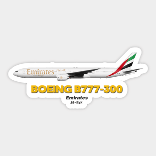 Boeing B777-300 - Emirates Sticker